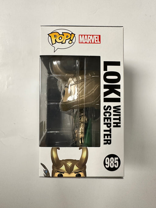 Funko Pop! Marvel Loki With Scepter #985 Avengers Glow In Dark EE 2022 Exclusive - for just $20! 