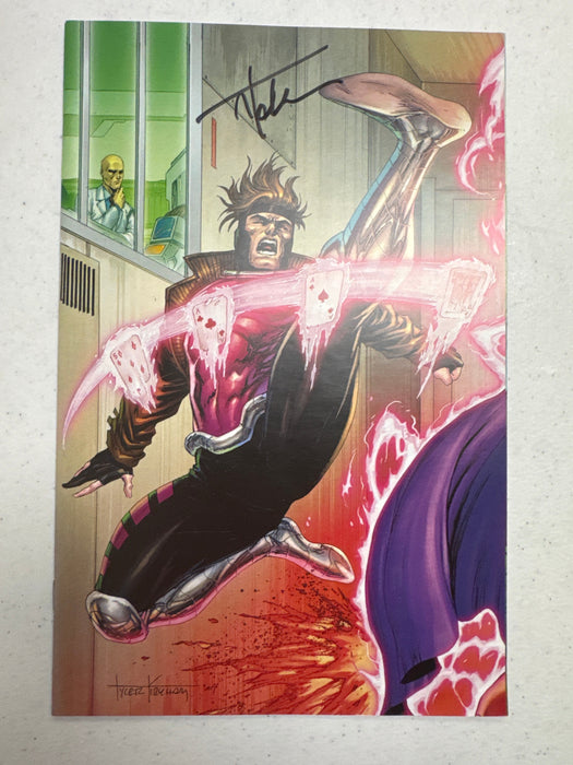 [Signed by Tyler Kirkham] UNCANNY X-MEN #4 Kirkham Unknown Tyler Kirkham Exclusive Virgin Var - for just $40! 
