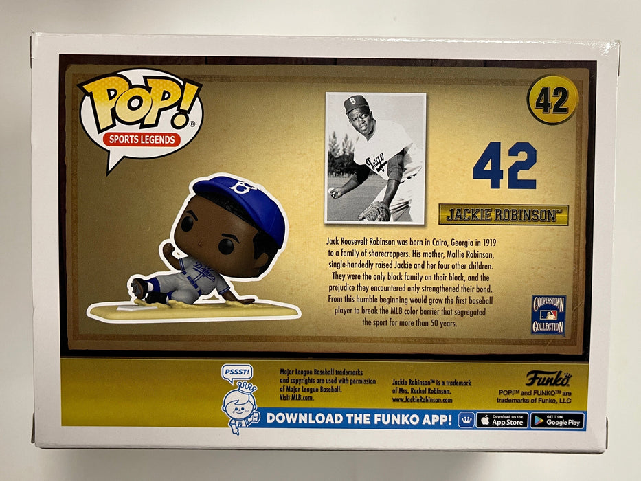 Funko Pop! Sports Legends Jackie Robinson Sliding Home #42 MLB LA Dodgers 2022 Walmart Exclusive - for just $20! 