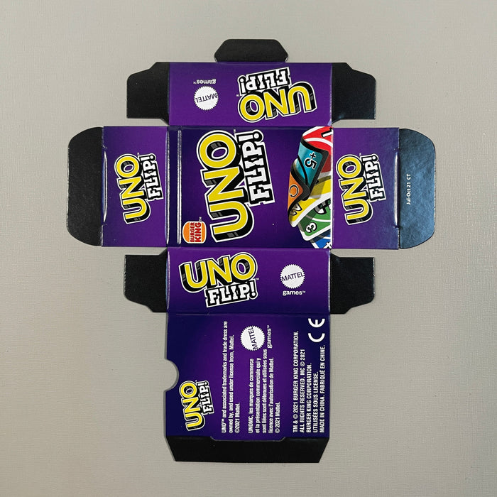 BURGER KING UNO Card Game Jul-Oct 2021 (Kid's Meal Toy) Mattel 15951B (New) - for just $5! 