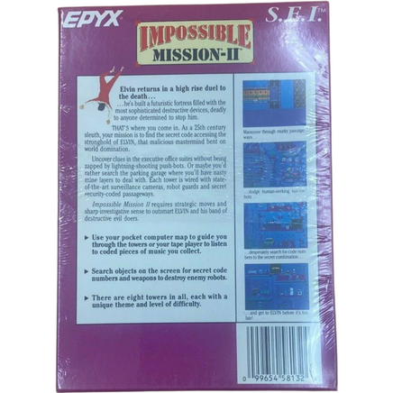 Impossible Mission II [SEI] NES - (NEW) - Premium Video Games - Just $78.99! Shop now at Retro Gaming of Denver