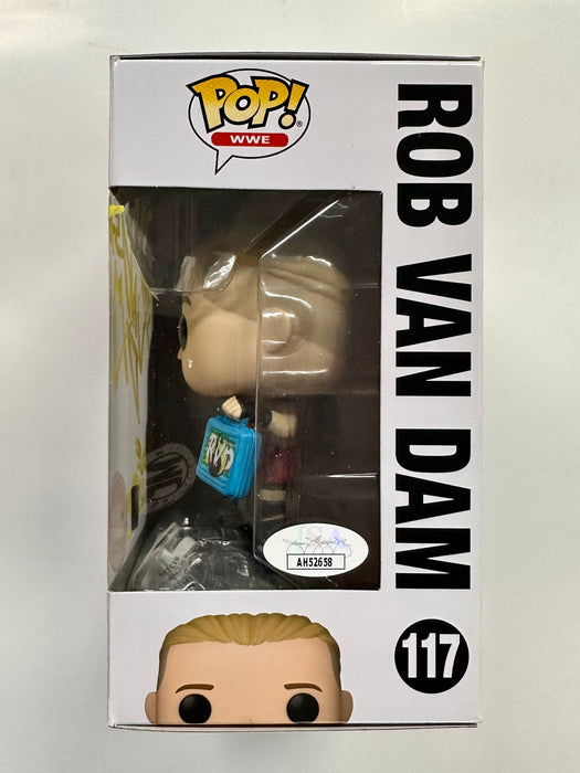 Rob Van Dam Signed WWE Wrestling Funko Pop! & Pin Money in the Bank Exclusive #117 With JSA COA - for just $130! 