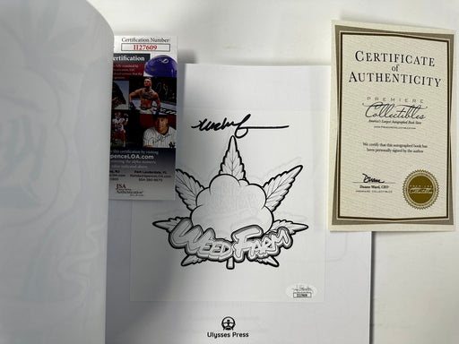 Wiz Khalifa Autographed (Signed) Weed Farm Coloring Book With JSA COA - for just $100! 