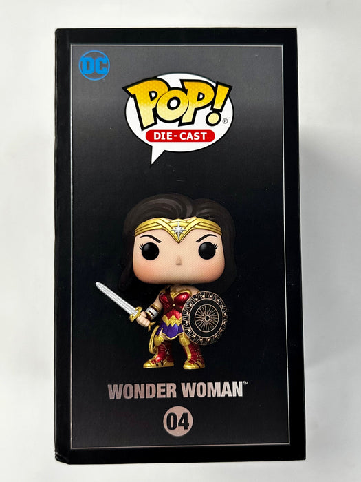 Funko Pop! Die-cast Wonder Woman #04 DC Comics Funko Shop Exclusive 2021 - for just $40! 