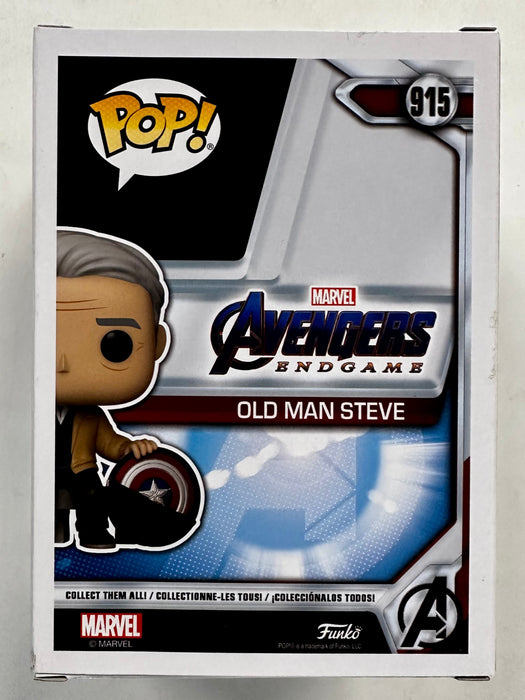 Funko Pop! Marvel Old Man Steve On Bench #915 Avengers Endgame 2021 Exclusive - for just $20! 