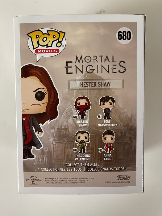 Funko Pop! Movies Hester Shaw (Unmasked) #680 Mortal Engines Vaulted Exclusive Box Dmg - for just $4! 