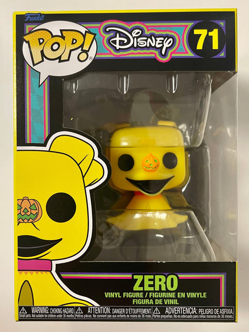 Funko Pop! Disney Black Light Jacks Dog Zero #71 Nightmare Before Christmas 2022 - for just $12! 