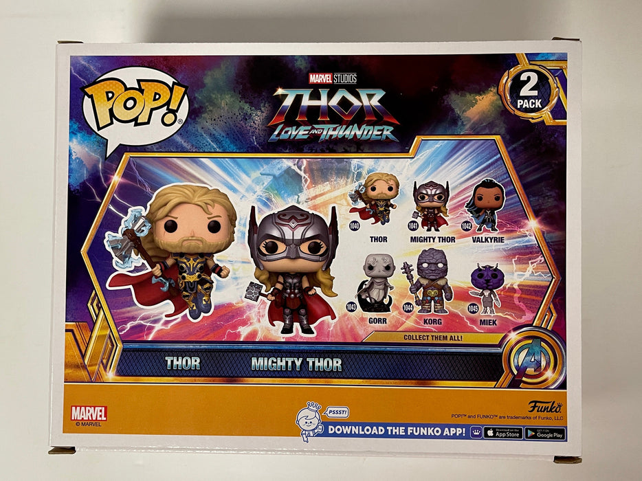 Funko Pop! Marvel Thor & Mighty Thor 2-Pack MCU Love & Thunder 2022 Target Exclusive - for just $20! 