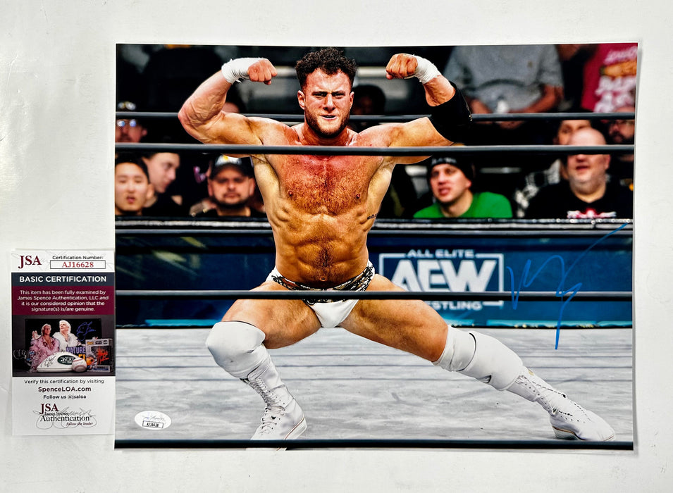 Maxwell Jacob Friedman “MJF” Signed AEW Wrestling Champion 11X14 Photo JSA COA - for just $80! 