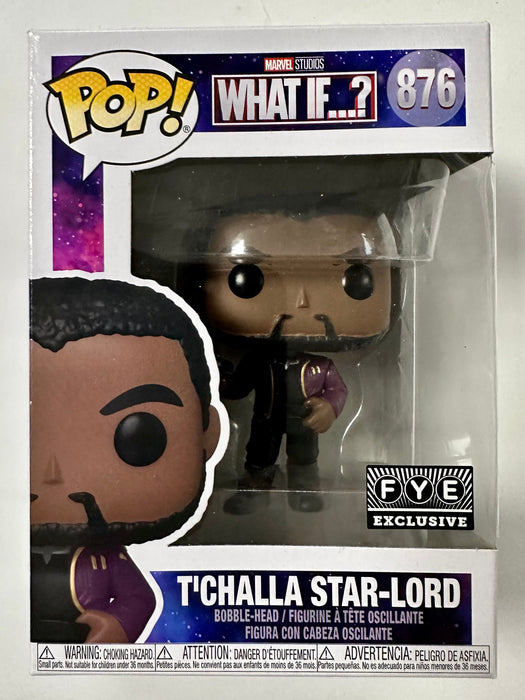 Funko Pop! Marvel T’Challa Star-Lord (Unmasked) #876 What If? 2021 FYE Exclusive - for just $10! 
