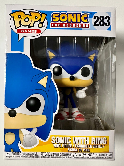 Funko Pop! Games Sonic the Hedgehog with Power Ring #283 Sega - for just $25! 