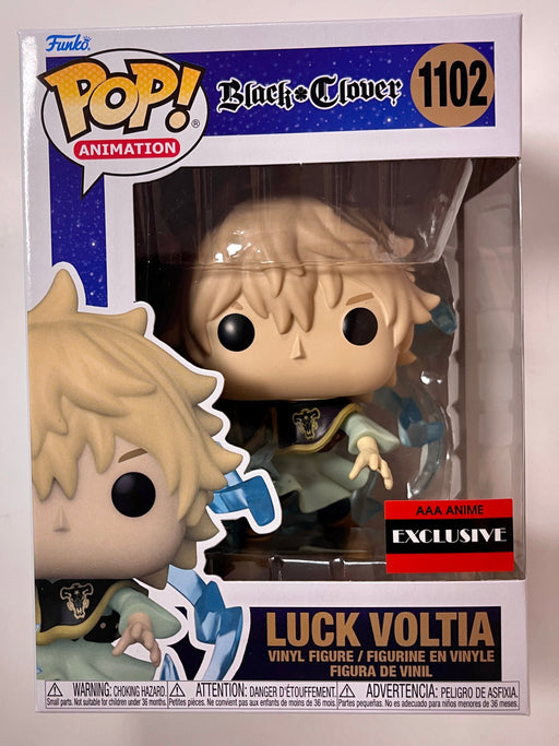 Funko Pop! Animation Luck Voltia #1102 Black Clover 2022 AAA Anime Exclusive - for just $20! 