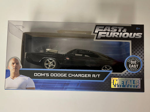 Jada Toys Fast and Furious Dom's Black Dodge Charger R/T 1:32 Scale Die-Cast - for just $15! 