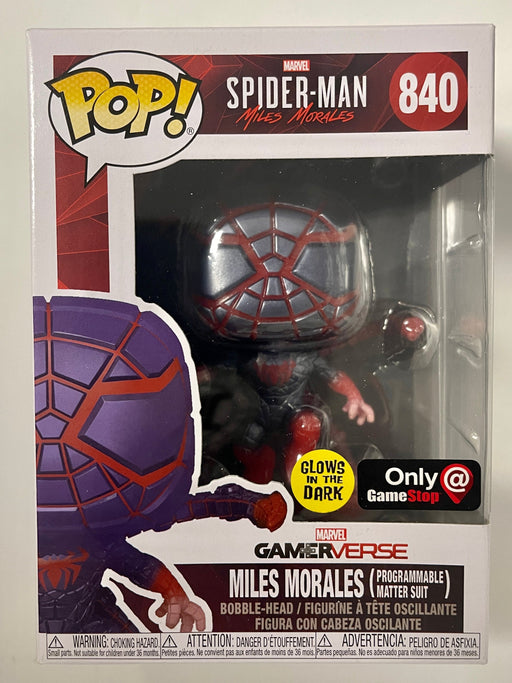 Funko Pop! Marvel Miles Morales Spider-Man (Programmable Matter Suit) #840 2021 Exclusive - for just $13! 