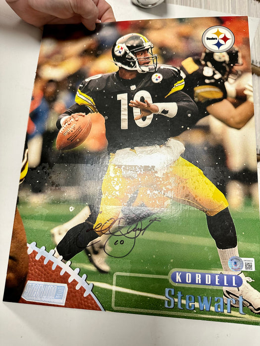 Kordell Stewart Signed Pittsburgh Steelers 11X14 NFL Photo With Beckett COA See Pics - for just $85! 