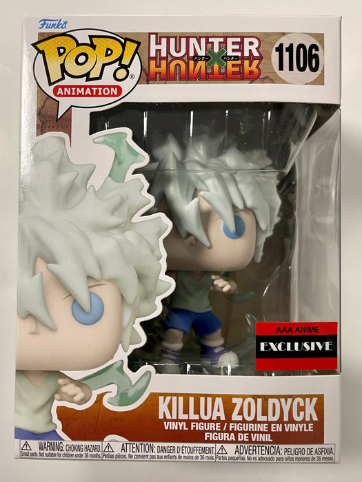 Funko Pop! Animation Killua Zoldyck #1106 Hunter X Hunter 2022 AAA Anime Exclusive - for just $20! 