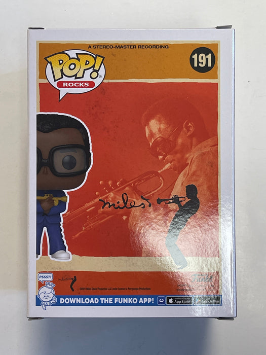 Funko Pop! Rocks Miles Davis With Trumpet #191 Cool Jazz Trumpeter 2022 - for just $11! 