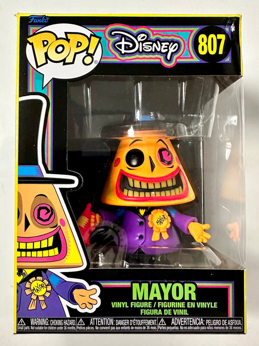 Funko Pop! Disney Black Light Mayor #807 Nightmare Before Christmas 2022 (Box Dmg) - for just $10! 