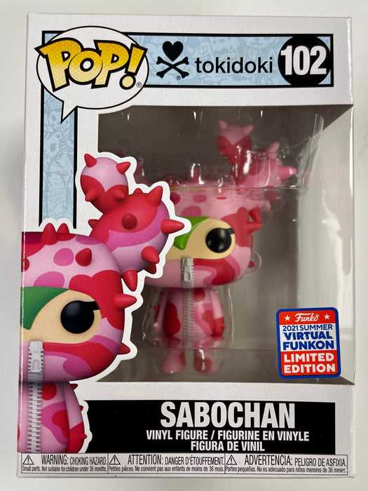 Funko Pop! Tokidoki Sabochan #102 Virtual Funkon 2021 Official Con Sticker - for just $13! 