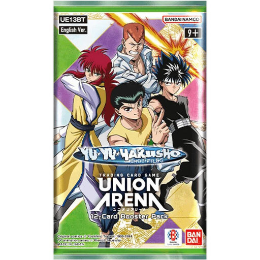Union Arena Yu Yu Hakusho Ghost Files UE13BT Booster Pack - Bandai TCG - for just $5.99! 