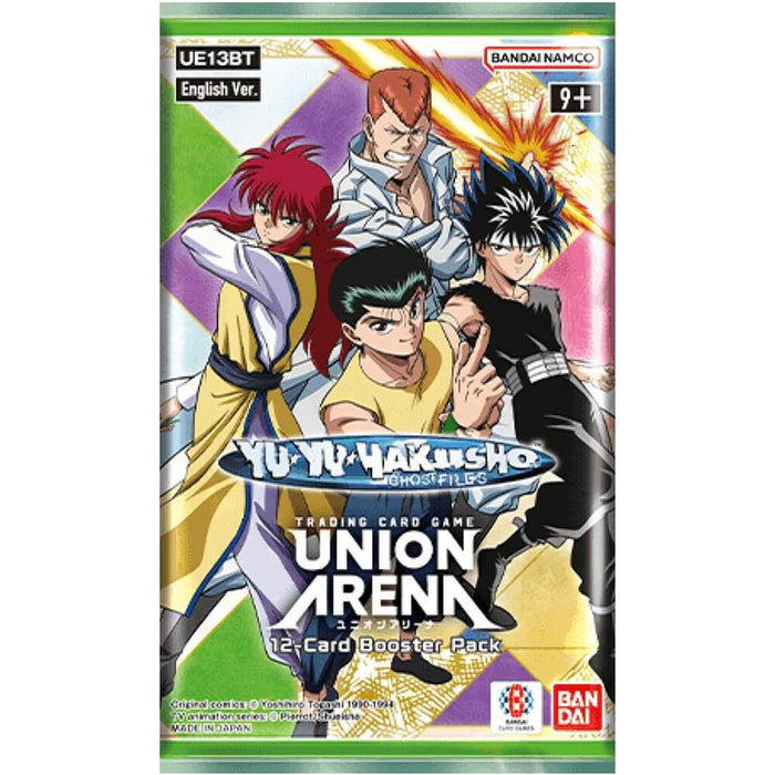Union Arena Yu Yu Hakusho Ghost Files UE13BT Booster Pack - Bandai TCG - for just $5.99! 