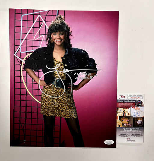 Lark Voorhees Signed Lisa Turtle Saved By The Bell 11x14 Matte Photo With JSA COA - for just $150! 