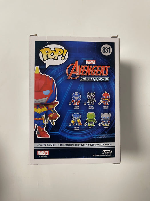 Funko Pop! Marvel Captain Marvel #831 Avengers MechStrike 2021 Box Dmg - for just $5! 