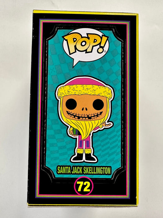 Funko Pop! Disney Black Light Santa Jack Skellington #72 NBC 2022 Exclusive - for just $20! 