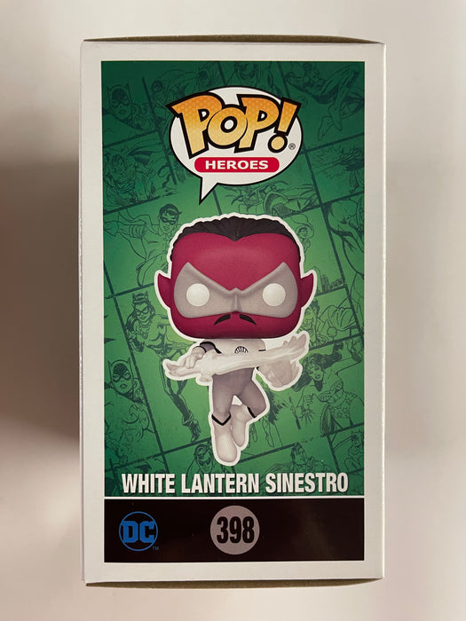 Funko Pop! DC Heroes White Lantern Sinestro #398 SDCC 2021 Funkon Exclusive - for just $15! 