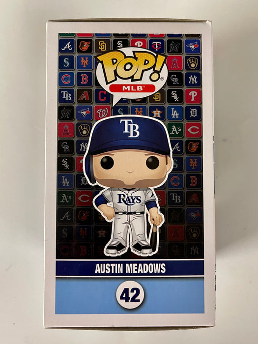 Funko Pop! MLB Austin Meadows With Bat #42 Tampa Bay Devil Rays Baseball - for just $12! 