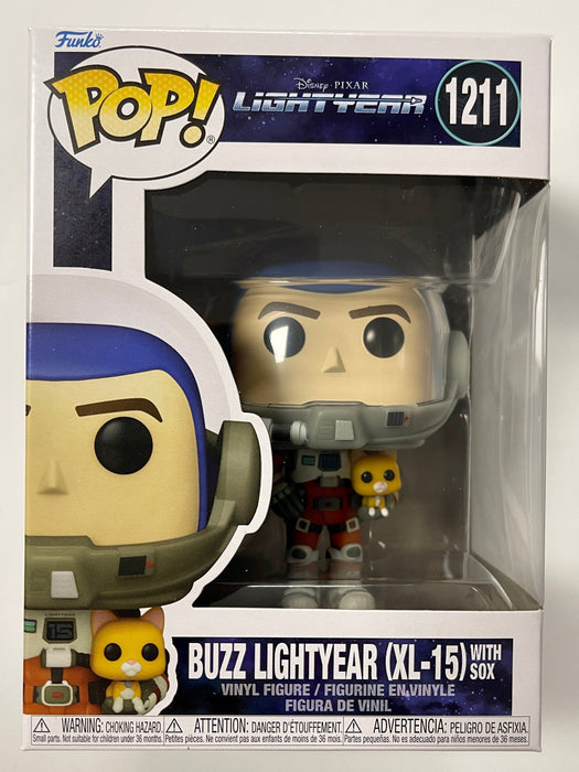 Funko Pop! Disney Buzz Lightyear (XL-15) With Sox #1211 Pixar Lightyear 2022 - for just $13! 
