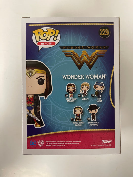 Funko Pop! DC Heroes Wonder Woman With Cloak (Sepia) #229 Vaulted 2017 Exclusive - for just $15! 