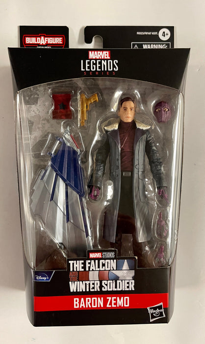 Marvel Legends Falcon And The Winter Soldier Baron Zemo BAF Flight Gear - for just $25! 