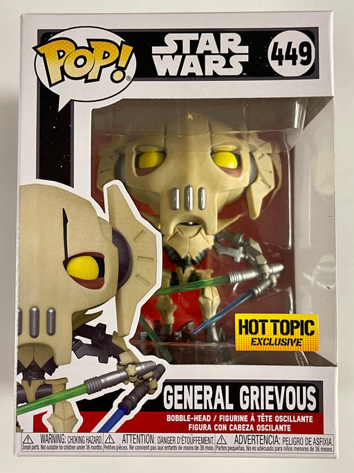 Funko Pop! Star Wars General Grievous With Lightsabers #449 Hot Topic Exclusive - for just $25! 