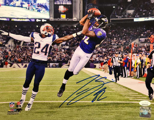 Torrey Smith v. Patriots Baltimore Ravens Autographed 11" x 14" Photo - for just $39! 