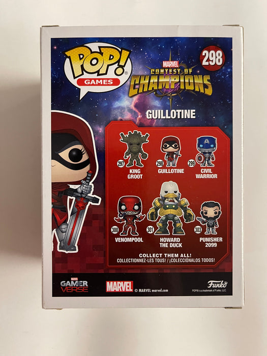 Funko Pop! Games Guillotine #298 Marvel Contest Of Champions 2018 Vaulted - for just $5! 