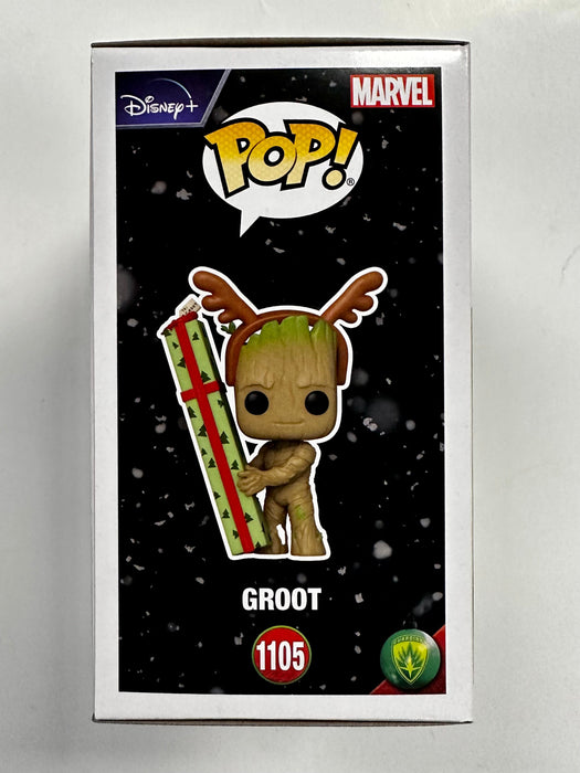 Funko Pop! Marvel Groot W/ Present #1105 Guardians Of The Galaxy Holiday Special 2022 - for just $10! 