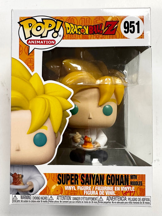 Funko Pop! Animation Super Saiyan Gohan With Noodles #951 Dragon Ball Z 2021 - for just $13! 