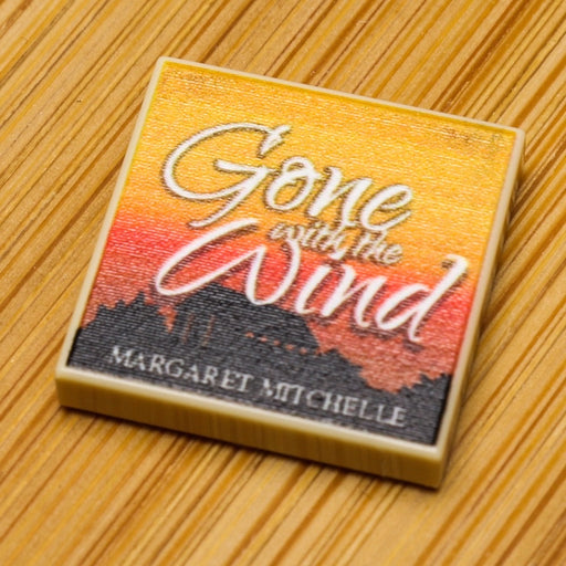 Gone with the Wind Book (2x2 Tile) (LEGO) - Premium Custom LEGO Parts - Just $1.50! Shop now at Retro Gaming of Denver