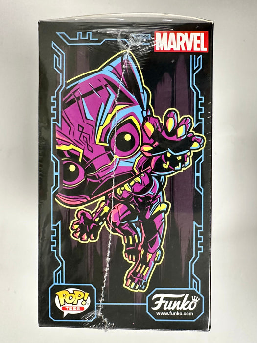 Funko Pop! & Medium Tee Marvel Black Light Black Panther #891 2022 Exclusive - for just $40! 