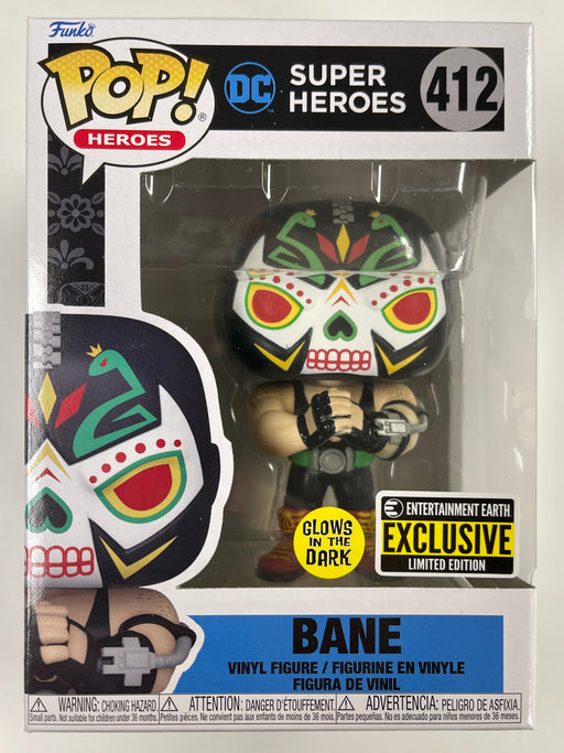 Funko Pop! DC Heroes Dia De Los Muertos Bane #412 Day Of The Dead Glow EE Exclusive - for just $15! 