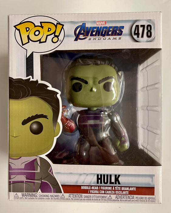 Funko Pop! Marvel 6" Hulk With Nano Gauntlet #478 Avengers Endgame 2019 - for just $15! 