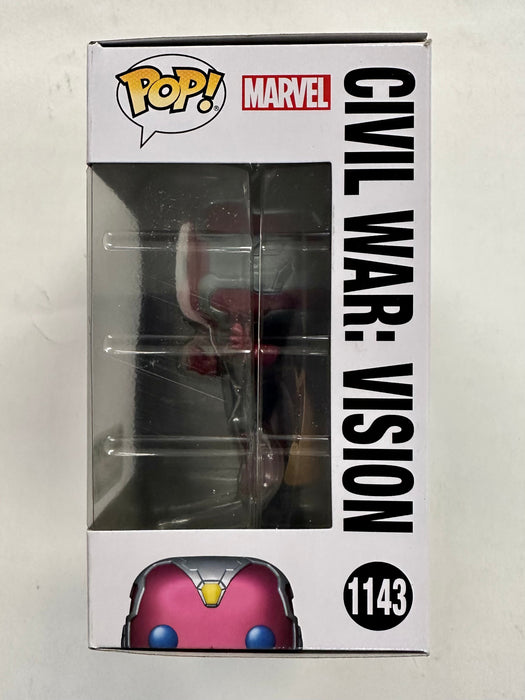 Funko Pop! Marvel Civil War: Vision #1143 Captain America Build A Scene 2023 Exclusive - for just $15! 