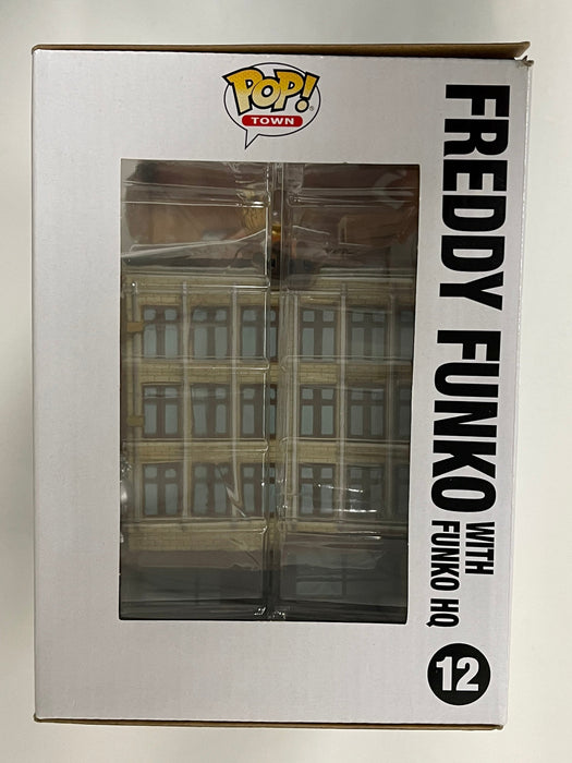 Funko Pop! Town Freddy Funko with Headquarters HQ #12 ECCC 2020 Spring Con Exclusive Box Dmg - for just $40! 
