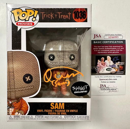 Quinn Lord Signed Trick R Treat Sam Funko Pop! #1036 Spirit Exclusive With JSA COA - for just $110! 