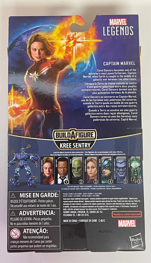 Hasbro Marvel Legends Captain Marvel 6 Inch Figure BAF Knee Sentry - for just $20! 