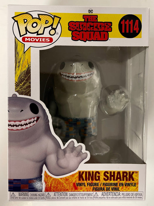 Funko Pop! Movies King Shark Waving #1114 The Suicide Squad 2021 DC Heroes - for just $13! 