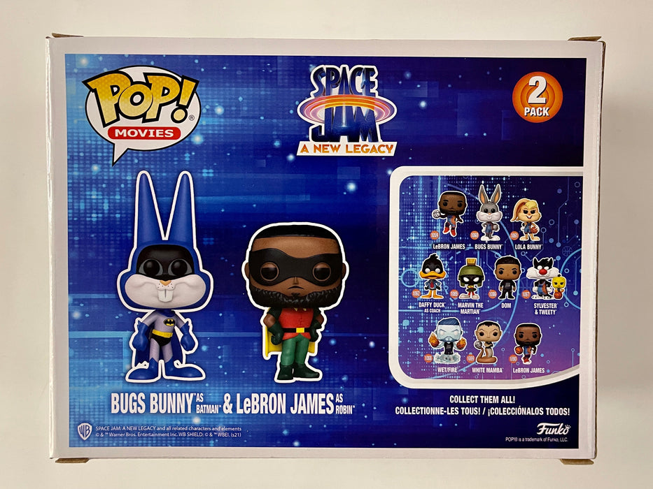 Funko Pop! Movies Bugs Bunny Batman & Lebron James Robin 2-Pack Space Jam 2: A New Legacy Target Exclusive - for just $15! 