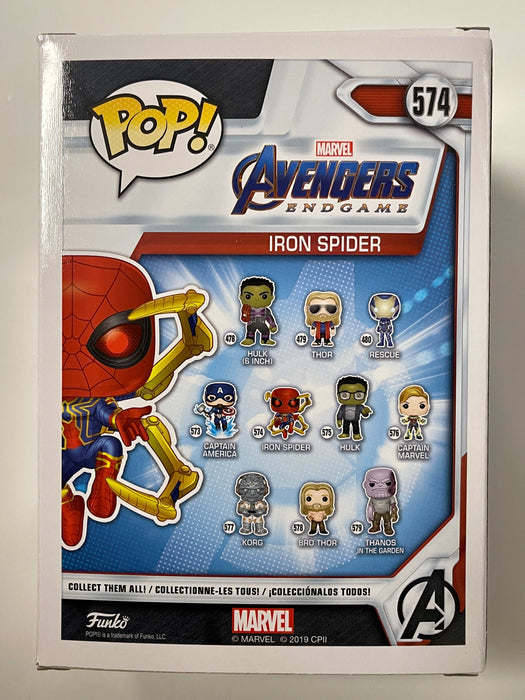 Funko Pop Avengers Endgame Iron Spider With Nano Gauntlet #574 Marvel Spider-Man - for just $13! 