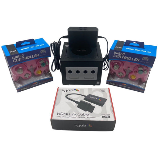 Black GameCube With 2-Controllers & HDMI CONNECTOR) - Premium Video Game Consoles - Just $97.99! Shop now at Retro Gaming of Denver